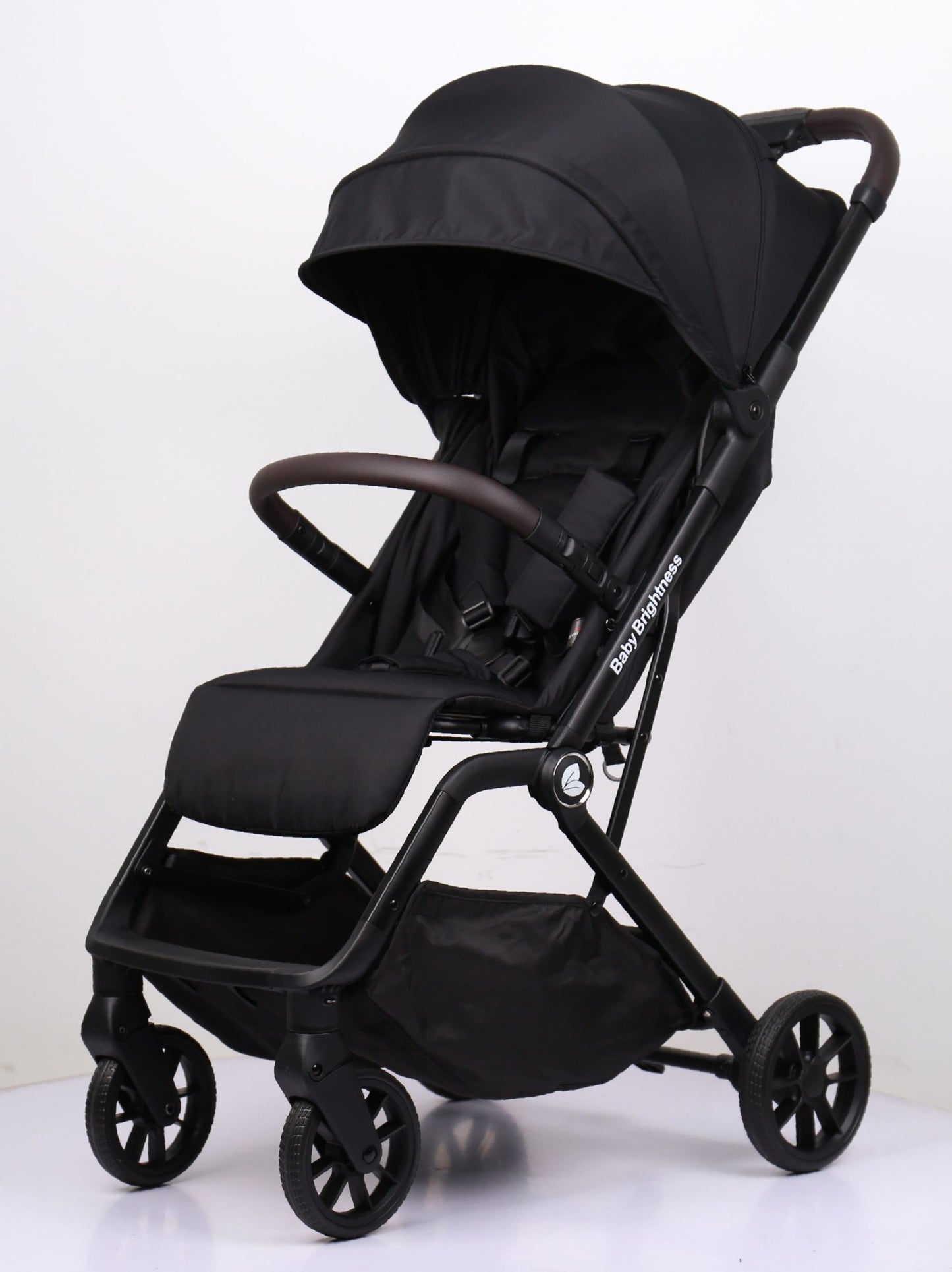 Travel Pram – SwiftGo Lightweight Stroller with Booster Seat (Black)