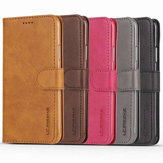 iPhone 17 Series Leather Wallet Flip Case (available in 5 colours)