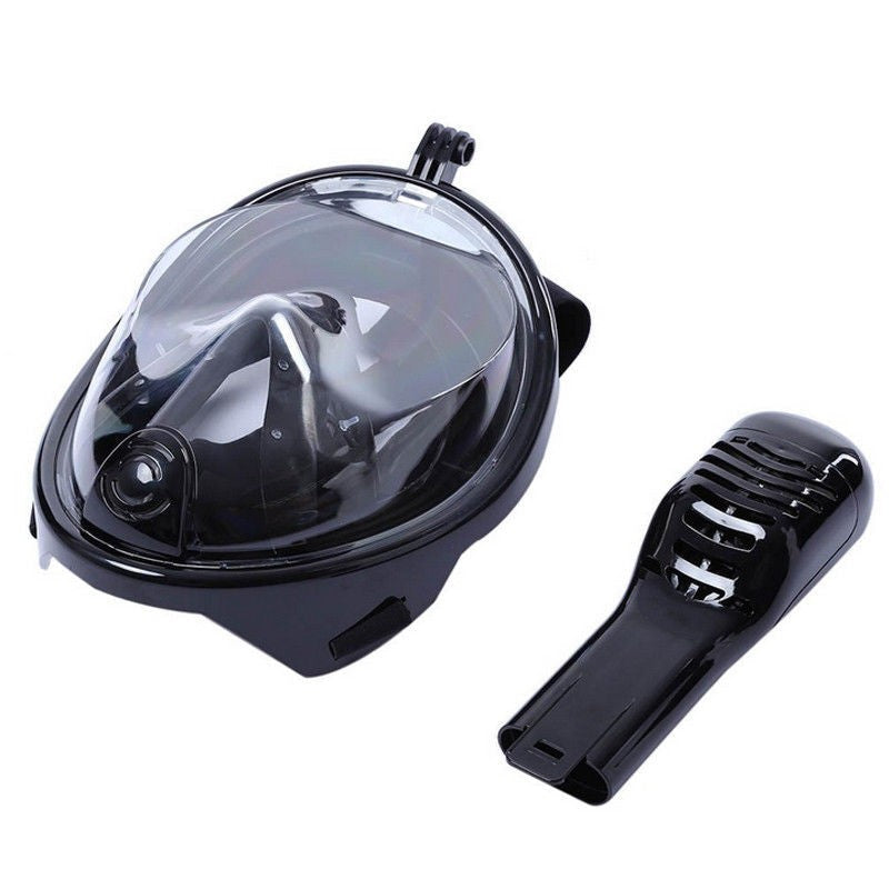 Black - S/M Snorkeling Snorkel Mask
