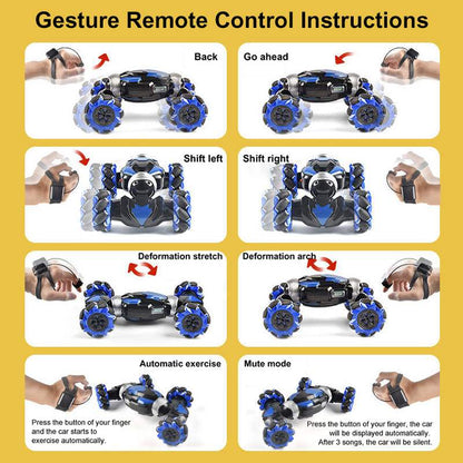 Stunt RC Car Gesture Sensing Remote Twisting Drift Vehicle Off-RoadTruck Toy