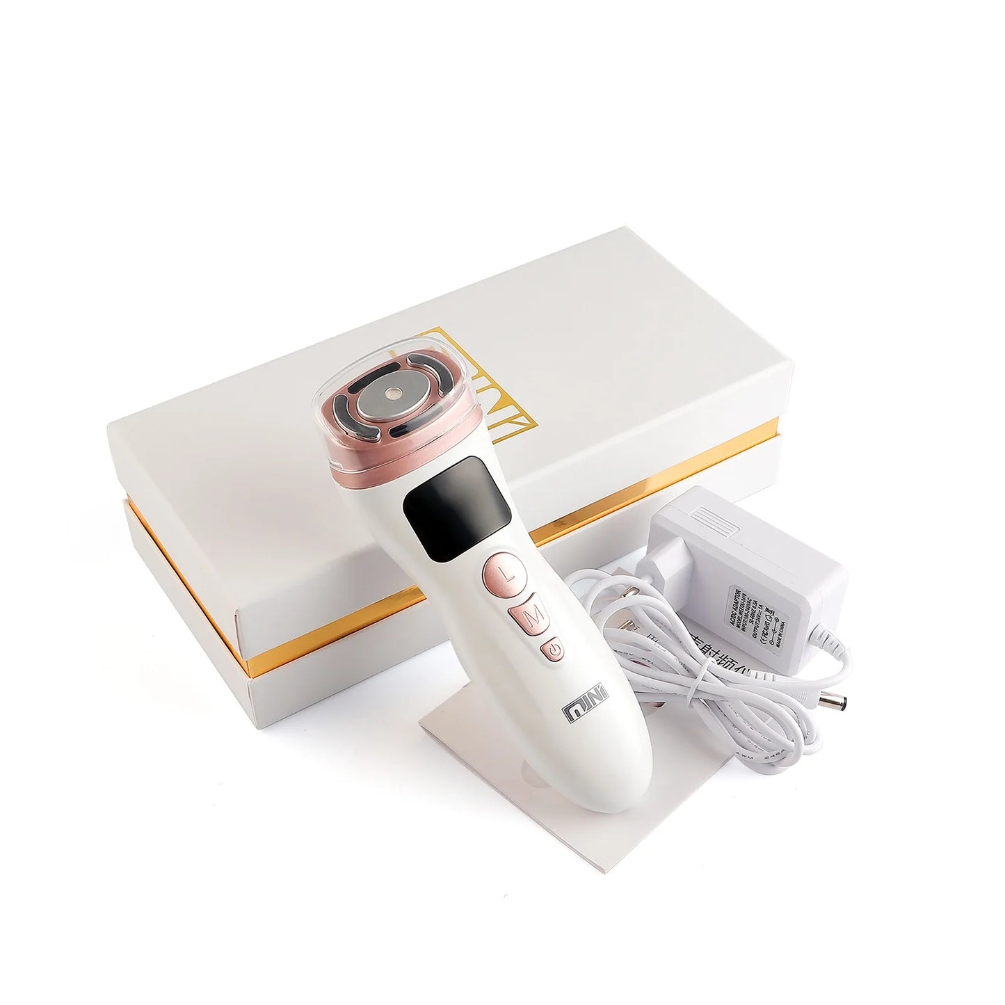 Mini EMS & RF Facial Massager – Multi-Function Skin Care Device for Face, Neck & Jawline