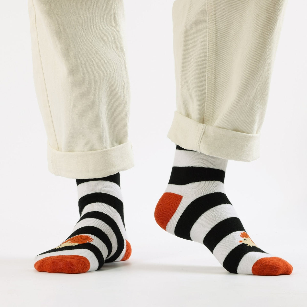 Save the Striped Hedgehog Bamboo Socks