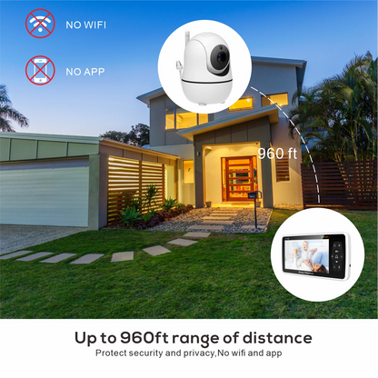 5 Inch HD Baby Monitor with Camera, Temperature Sensor & 2-Way Talk