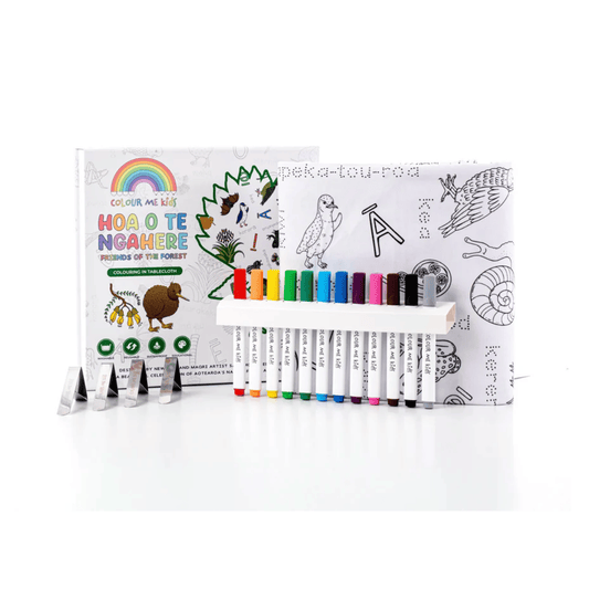 Colour Me Kids - Washable Colouring In Tablecloth Set