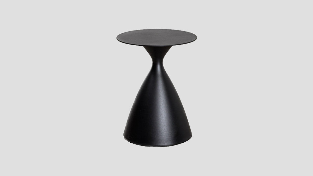 HOURGLASS ALUMINIUM SIDE TABLE