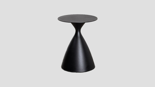 HOURGLASS ALUMINIUM SIDE TABLE