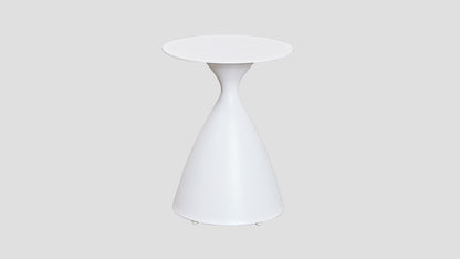 HOURGLASS ALUMINIUM SIDE TABLE