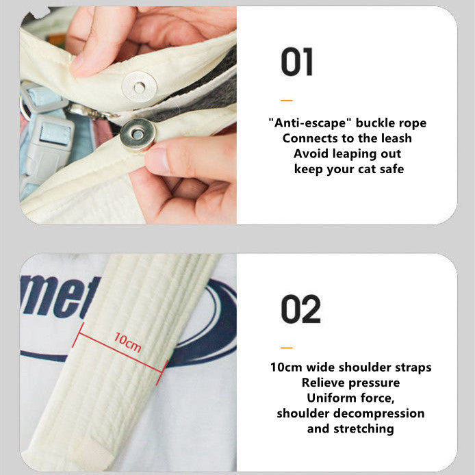 Pet Dog Cat Puppy Carrier Shoulder Pouch Travel Carry Bag Sling Backpack Outdoor