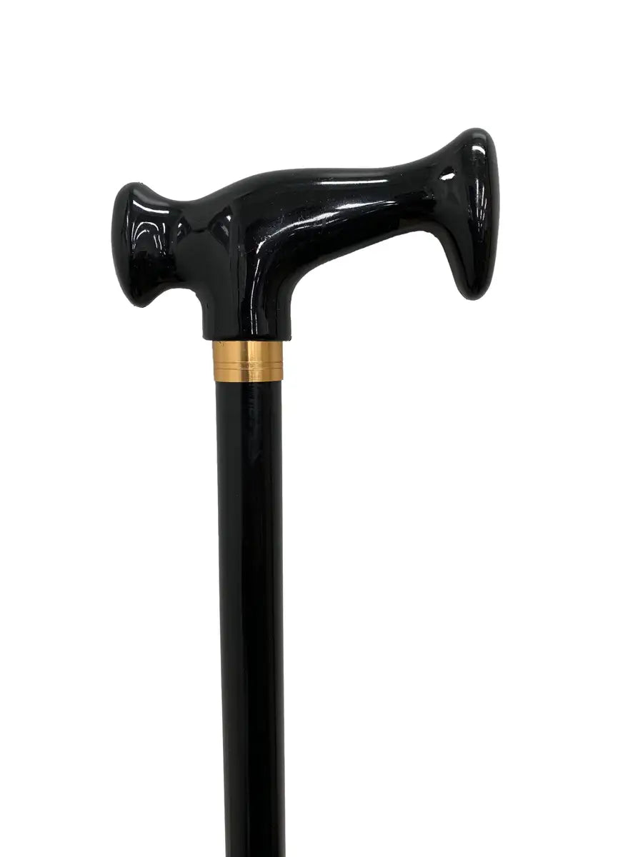 Black Aluminium Cane with T-Shape handle   (79084) - Babyonline