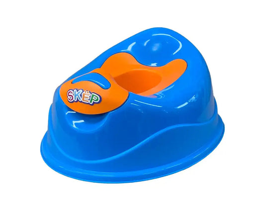 SKEP Deluxe Training Potty - Blue with Orange Potty - Babyonline