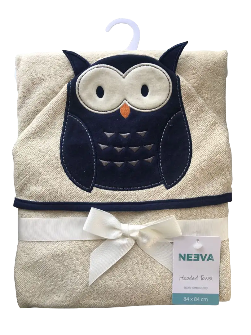 Neeva Hooded Towel OWL - Babyonline