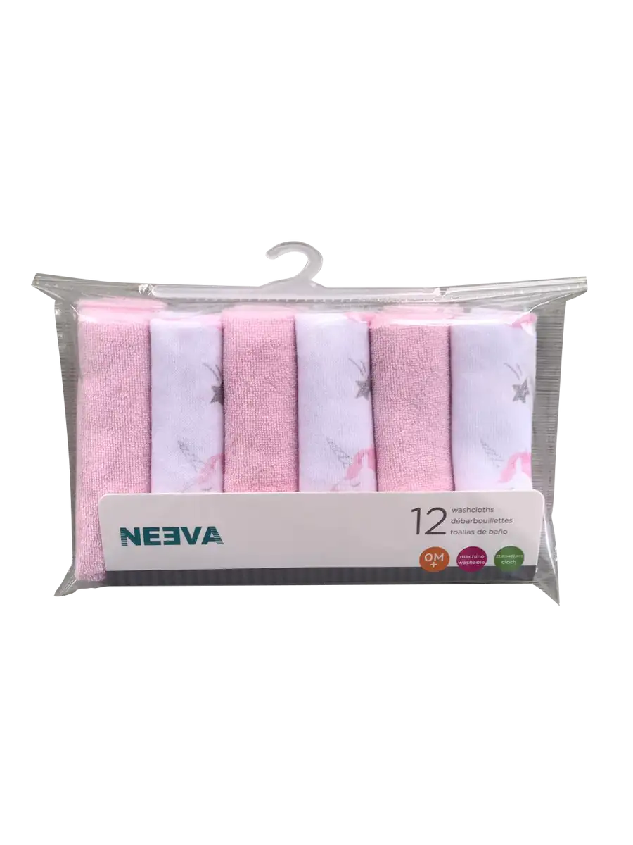 Neeva Washcloths - Pack of 12 - Babyonline