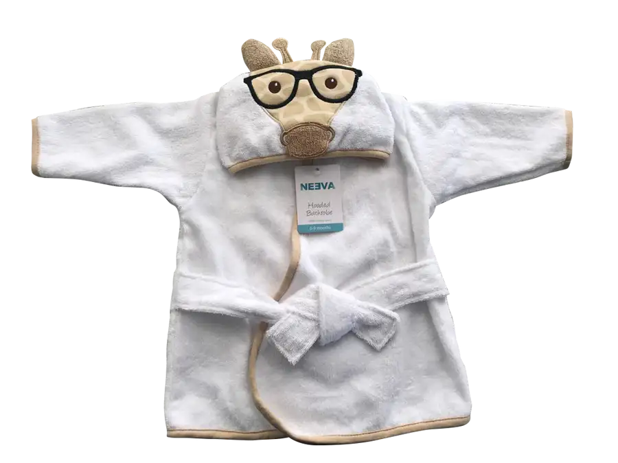 Neeva Baby Bath Robe HIPSTER GIRAFFE - Babyonline