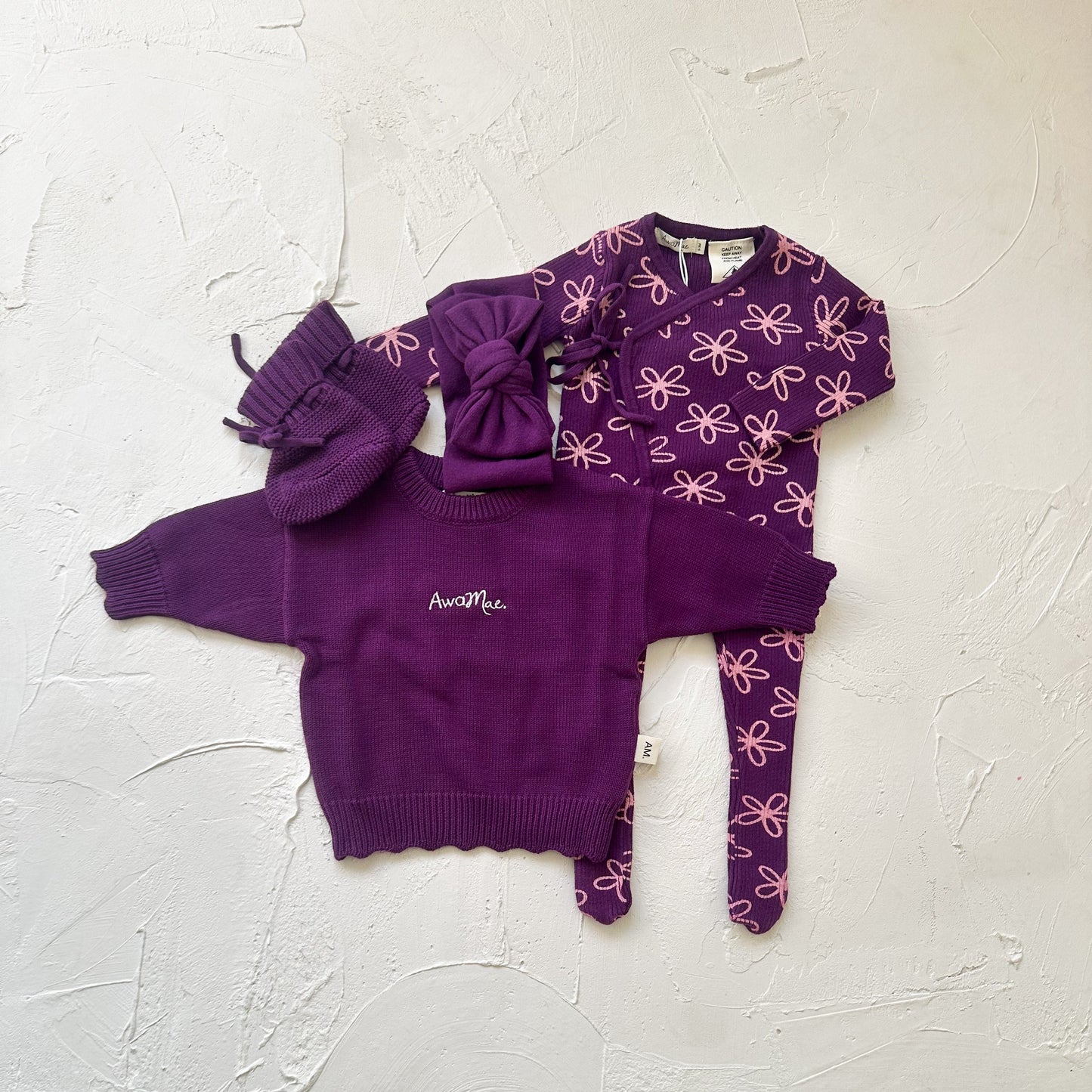 Cotton Jumper - Plum