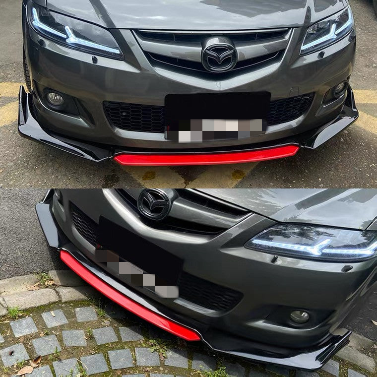 Car Body Spoiler Splitter Kit Bumper Protector Lip