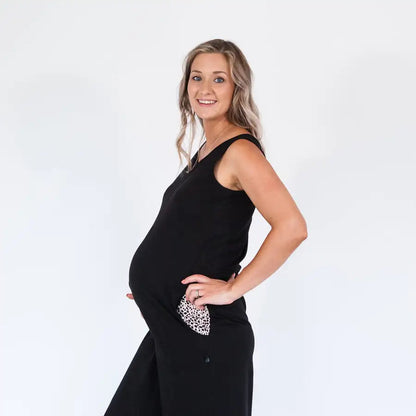 Milkbar Breastfeeding Chloe Dress | Black - Babyonline