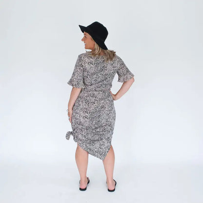 Milkbar Breastfeeding Zaria Dress | Snow Leopard - Babyonline