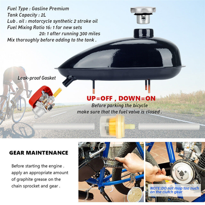 80cc Motorised Motorized Bicycle Motor Engine Kit