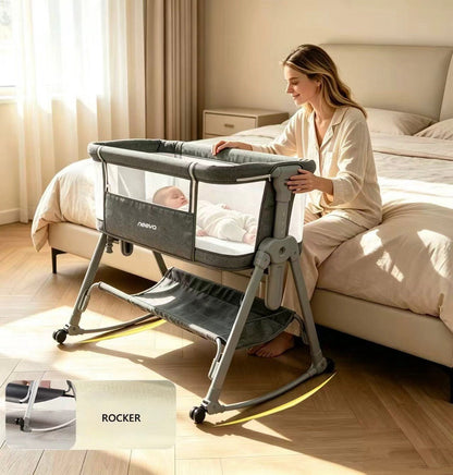 Neeva Co-Sleeper Bassinet with Mosquito Net Canopy