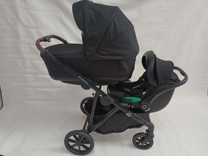 Double Pram – Luxe Twin Stroller with Bassinet and Car Seat