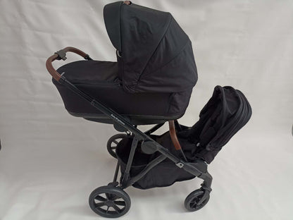 Pre-order Double Pram – Luxe Twin Stroller with Bassinet and Reclining Car Seat - image 13