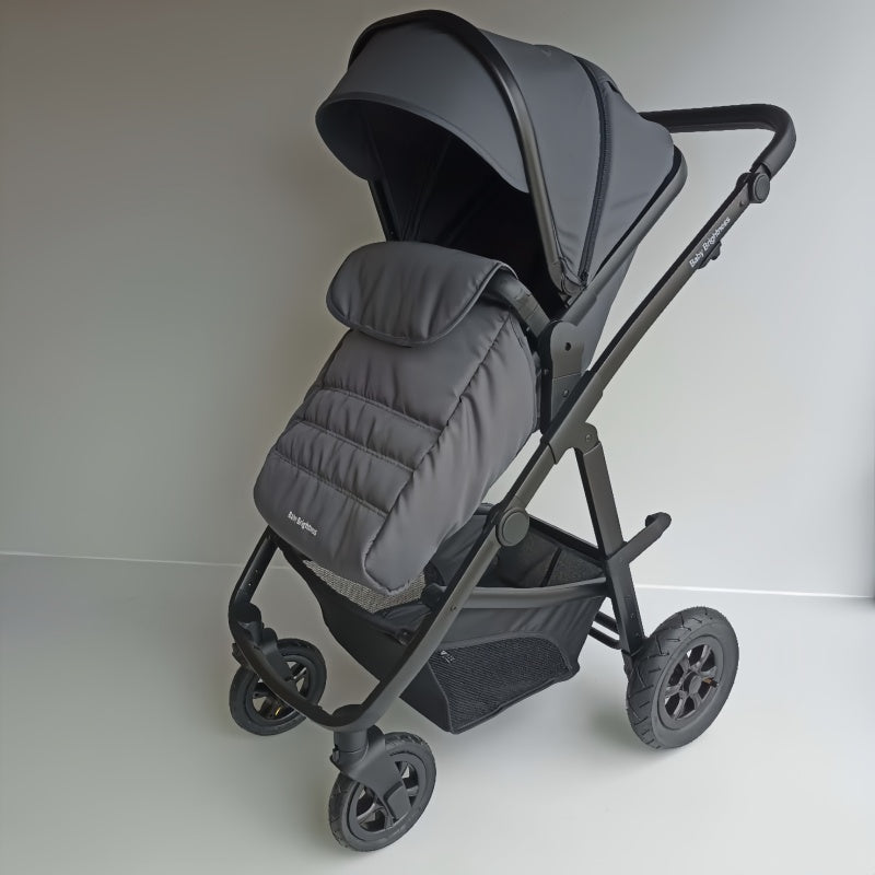 Newborn Pram – Palms 2+ Stroller with Infant Car Seat (Grey) - image 3