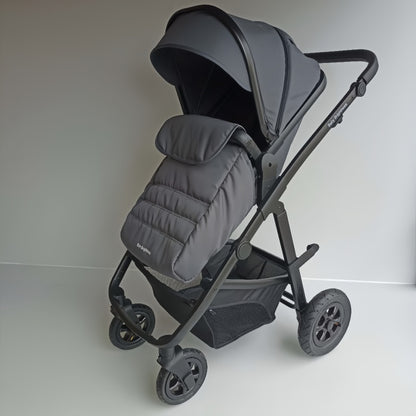 Baby Brightness Palms 2+ baby stroller with carrycot and capsule dark grey