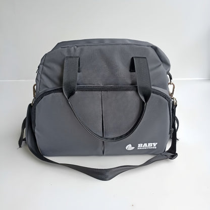 Baby Brightness Palms 2+ dark grey baby stroller with baby capsule