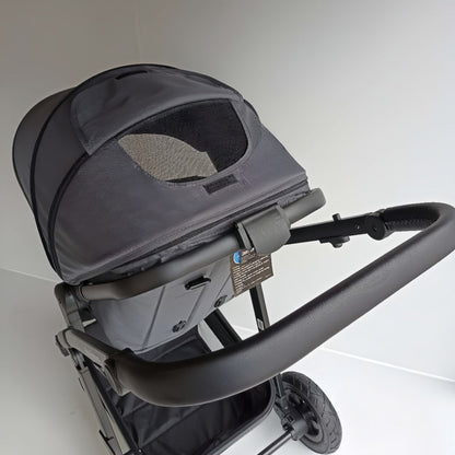 Pre-order Newborn Pram – Palms 2+ Stroller with Carrycot, Car Seat and Rotating ISOFIX Base (Grey) - image 17