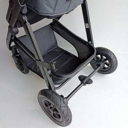 Newborn Pram – Palms 2+ Stroller with Carrycot and Car Seat (Grey)