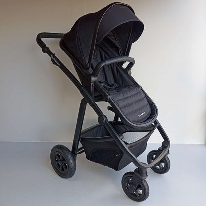 Newborn Pram – Palms 2+ Stroller with Carrycot (Black)