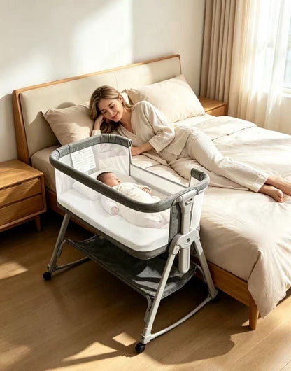 Neeva Co-Sleeper Bassinet with Mosquito Net Canopy