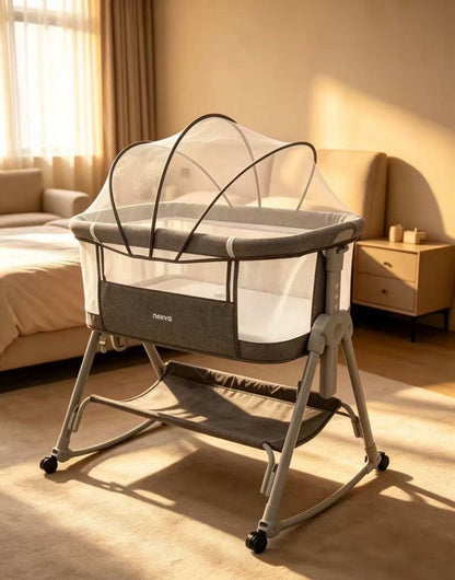 Neeva Co-Sleeper Bassinet with Mosquito Net Canopy