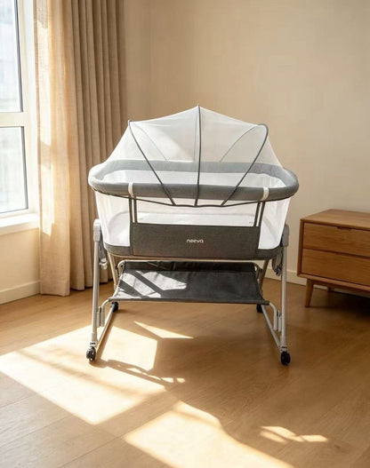 Neeva Co-Sleeper Bassinet with Mosquito Net Canopy