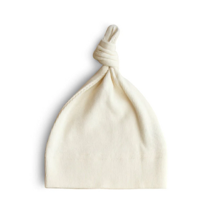 Mushie - Ribbed Baby Beanie 0-3 Months
