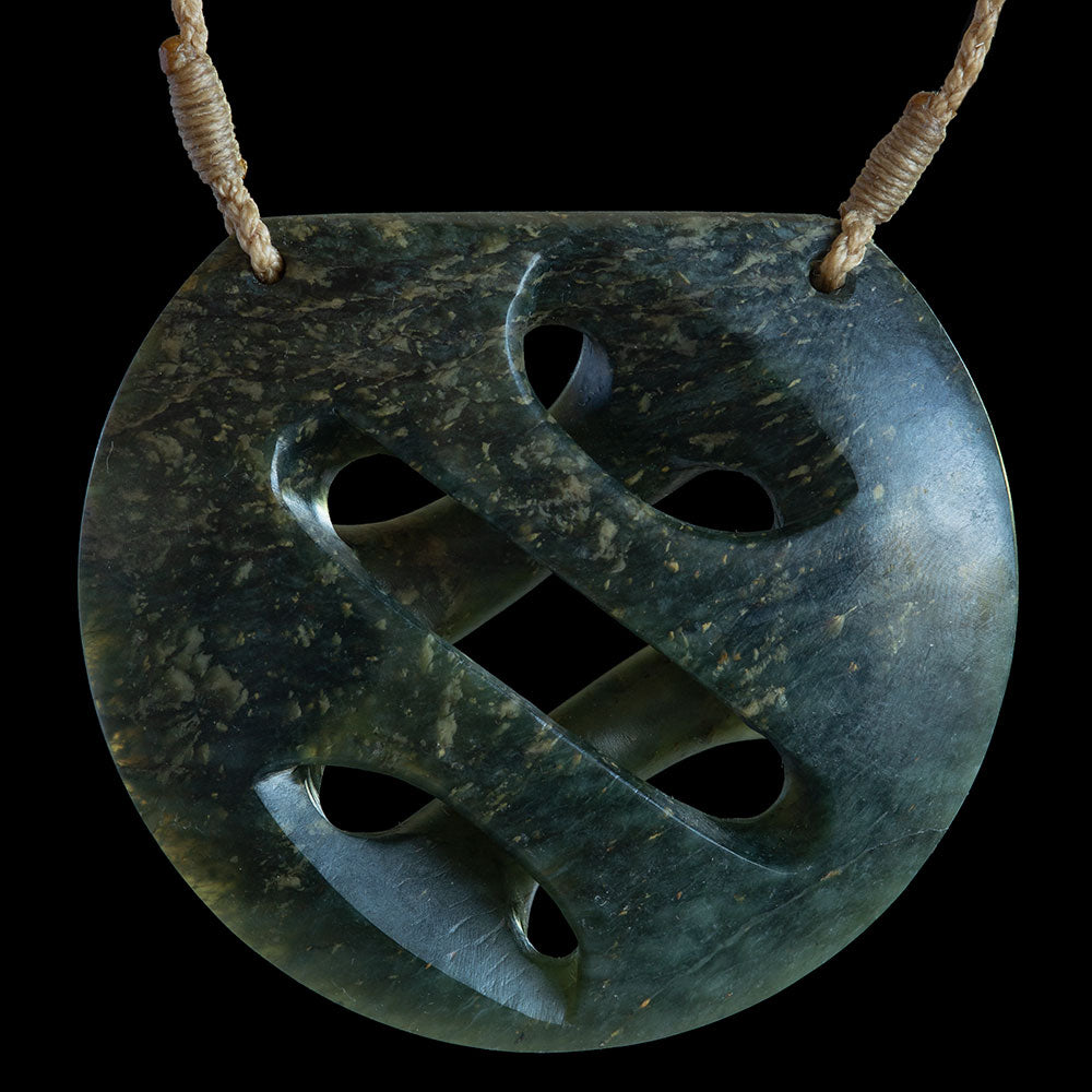 Huge Onewa Stone Crossover Twist by Alex Sands Pendant
