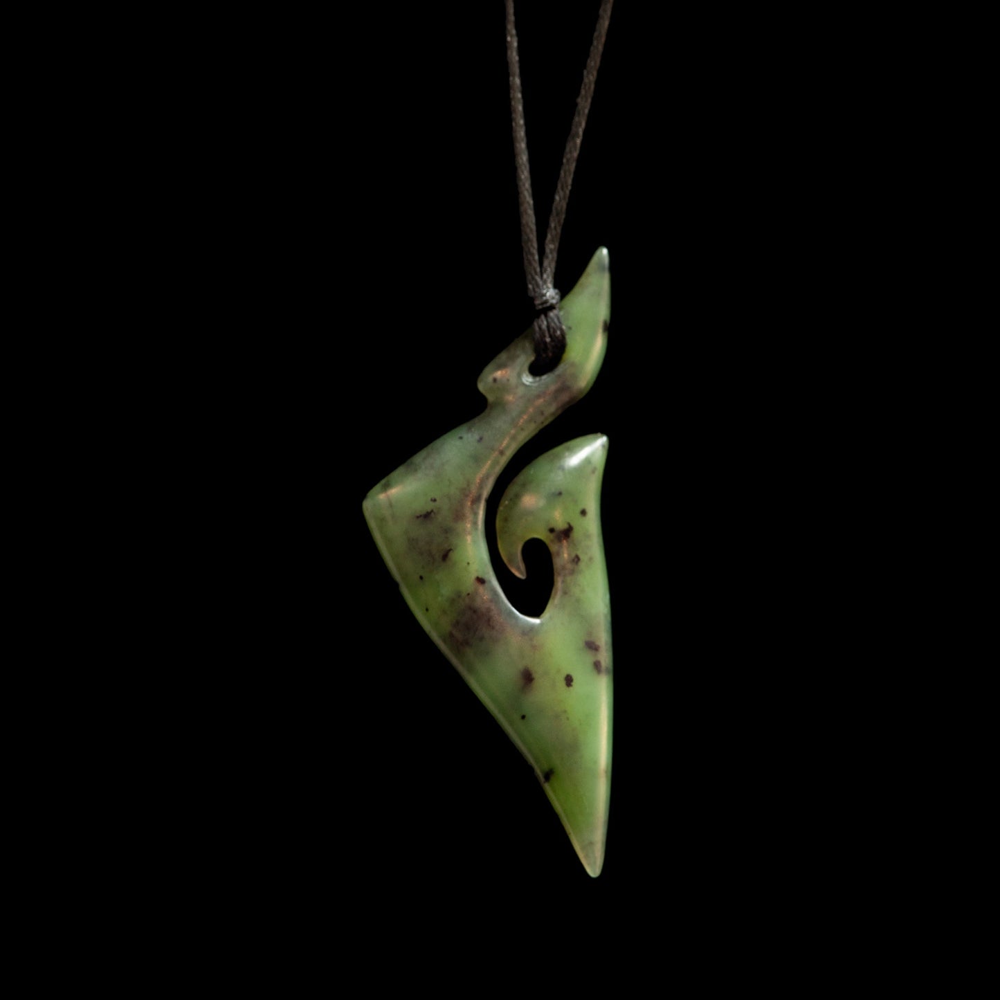 Jade Koru by Shaun Gardiner Pendant