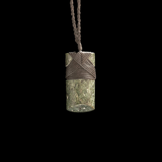 Jade Toki hand carved pendant by Nick and Mady Necklace