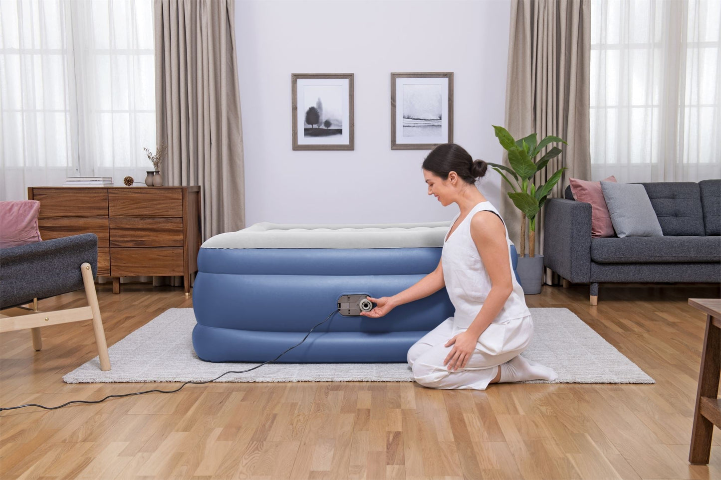 Bestway Air Bed Air Mattress 2.03m x 1.52m x 56cm