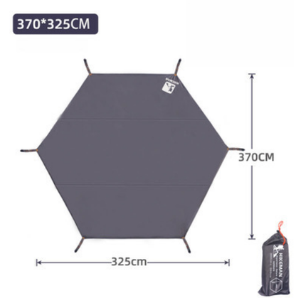 325x370cm Camping Tarp Tent Waterproof Mat Outdoor Groundsheet