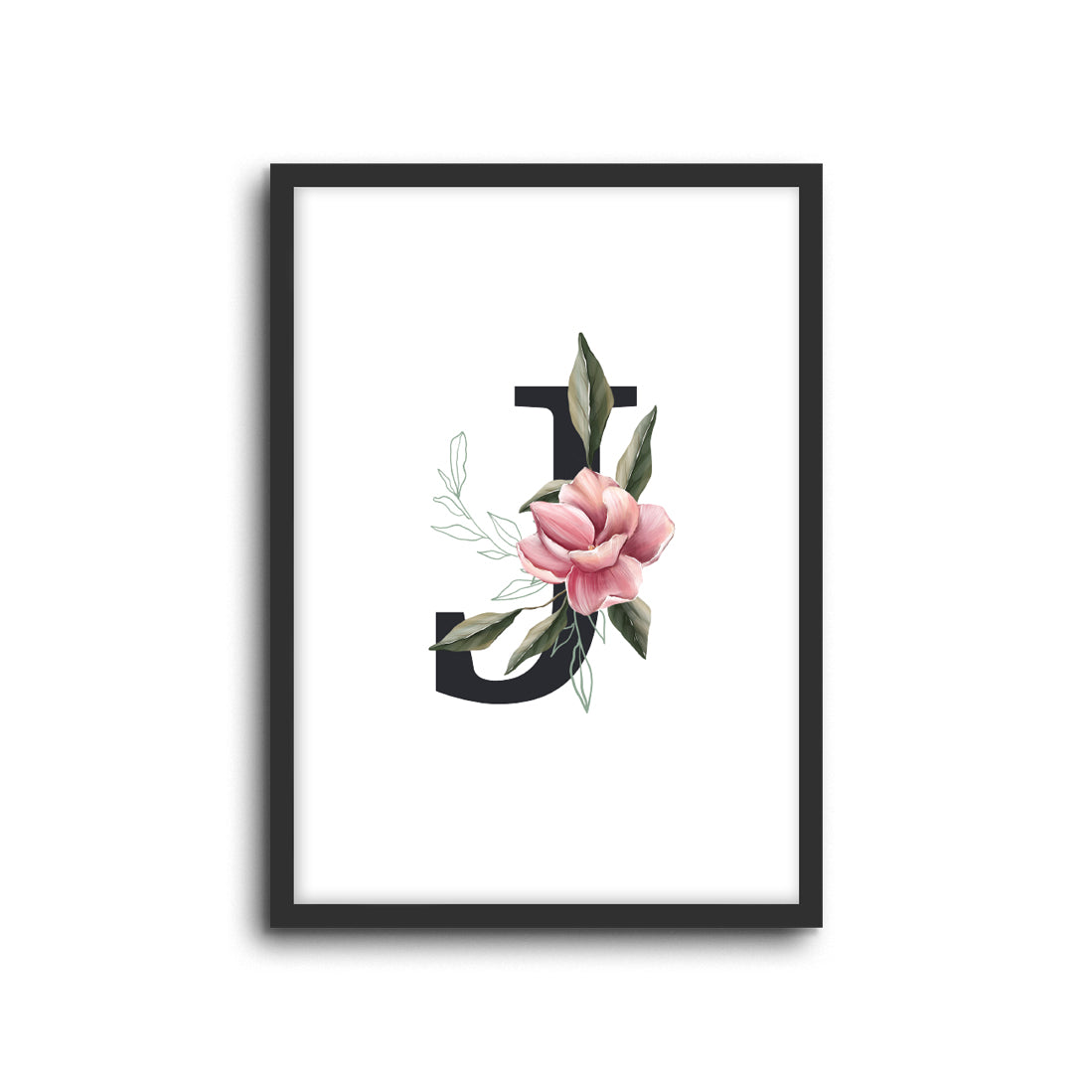 Wall Print |  Magnolia Initials