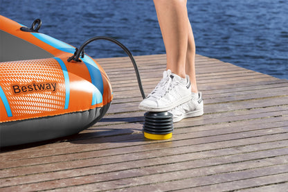 185x97cm Two Persons Inflatable Kayak with Oars, Pump, Repair Patch