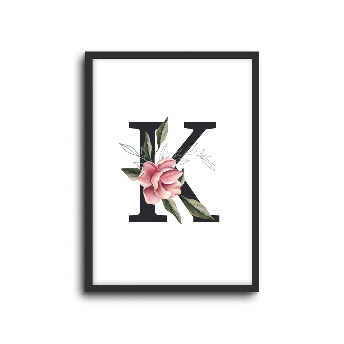 Wall Print |  Magnolia Initials