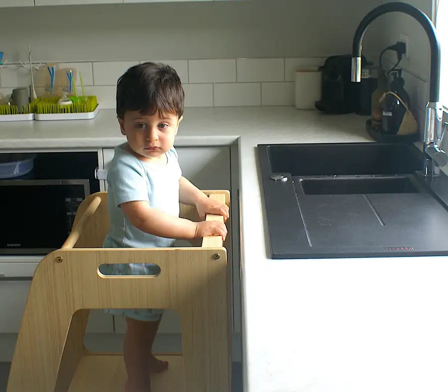 Kapai Wooden Kitchen Helper NATURAL - Babyonline