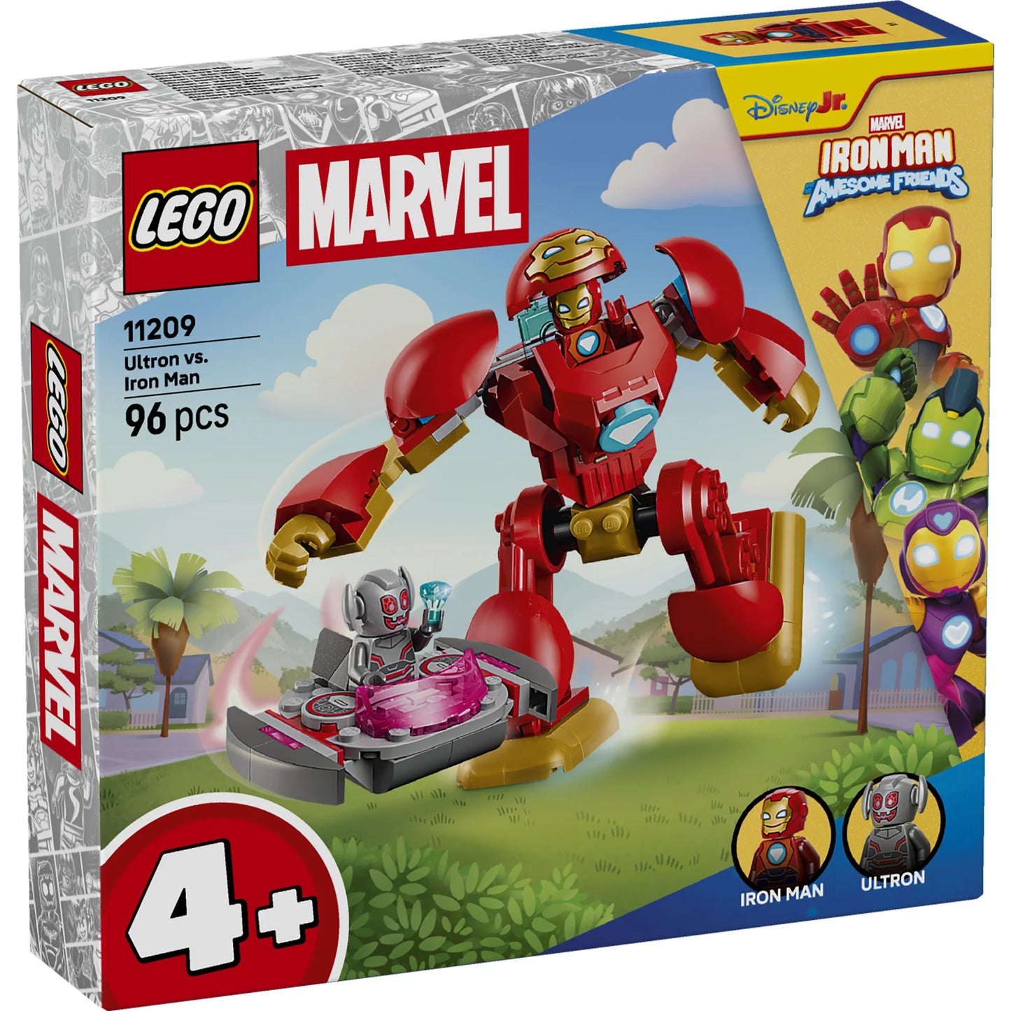 LEGO Marvel: Iron Man and His Awesome Friends Ultron vs Iron Man (11209)