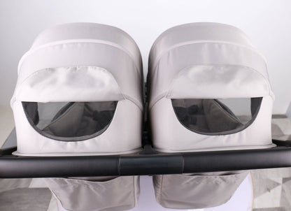 Double Pram – FlexGo Duo double stroller Beige