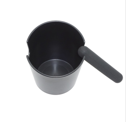 Coffee Waste Container Grinds Knock Box Tamper Tube Bin Black Bucket