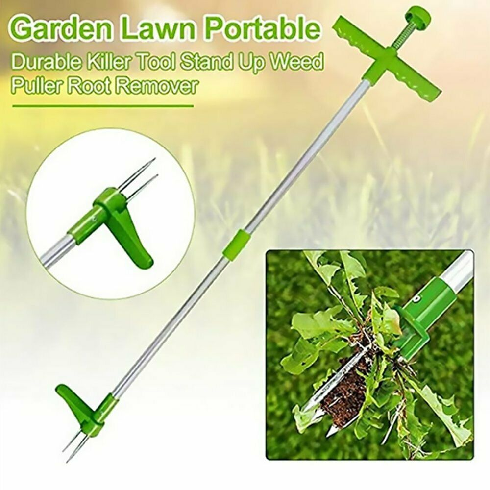 Weed Puller Weeder Twister Twist Pull Garden Lawn Root Killer Remover Tool