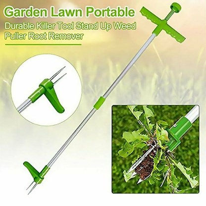 Weed Puller Weeder Twister Twist Pull Garden Lawn Root Killer Remover Tool