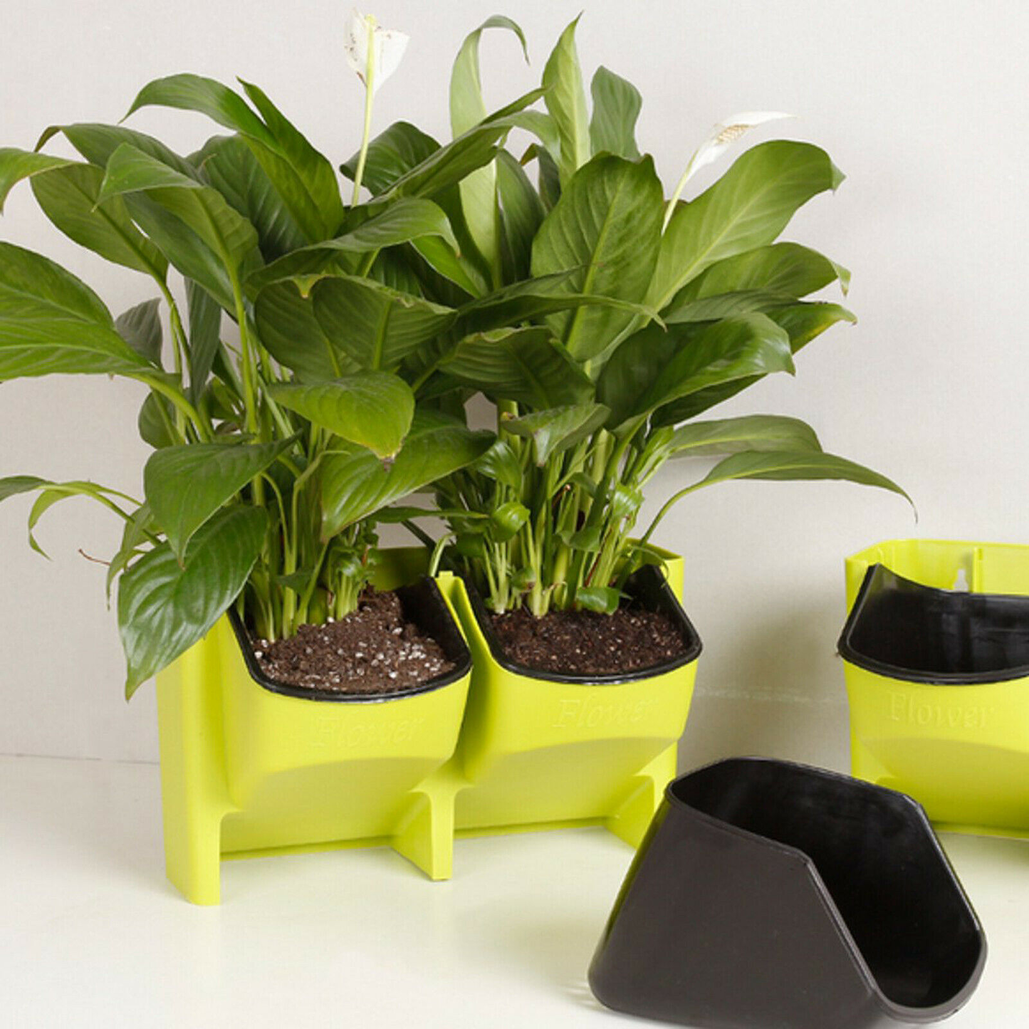 2 x 2-Pocket Vertical Wall Planter Hanging Flower Plant Garden Box Pot